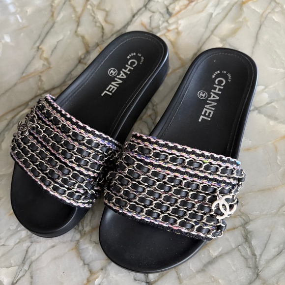 Chanel sandals slippers - Picture 1 of 8